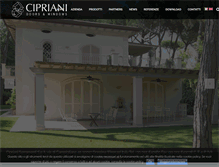 Tablet Screenshot of cipriani-serramenti.it